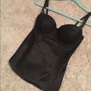 Guess black corset small new